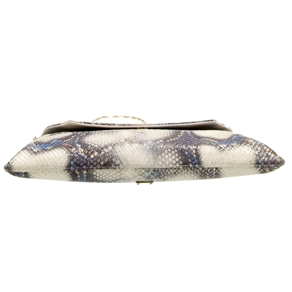 Stuart Weitzman Suede/Snakeskin Clutch - Picture 4 of 6